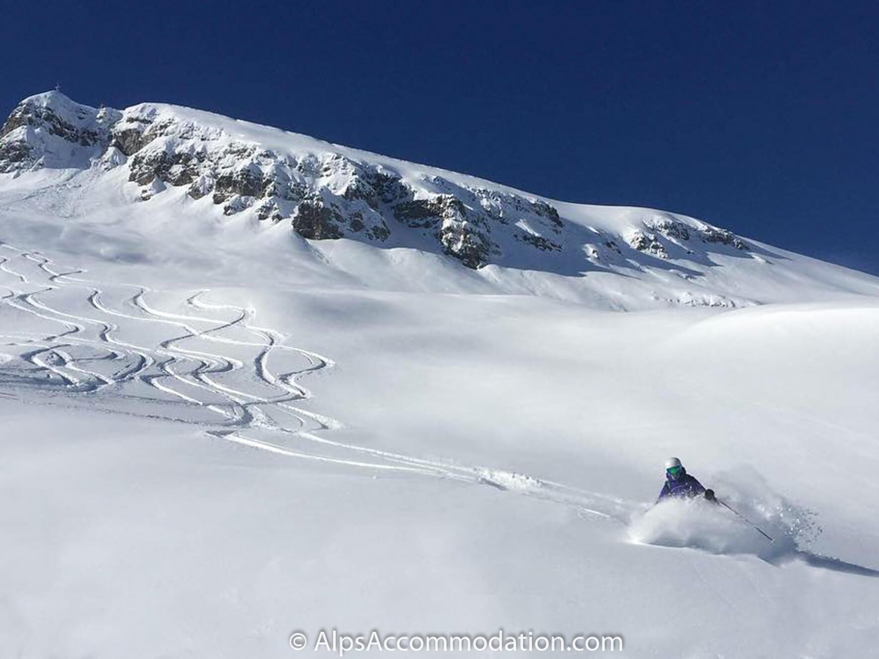 Ski Hors Piste Dans Le Domaine Skiable Du Grand Massif