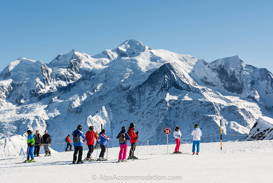 Mont Blanc From Flaine