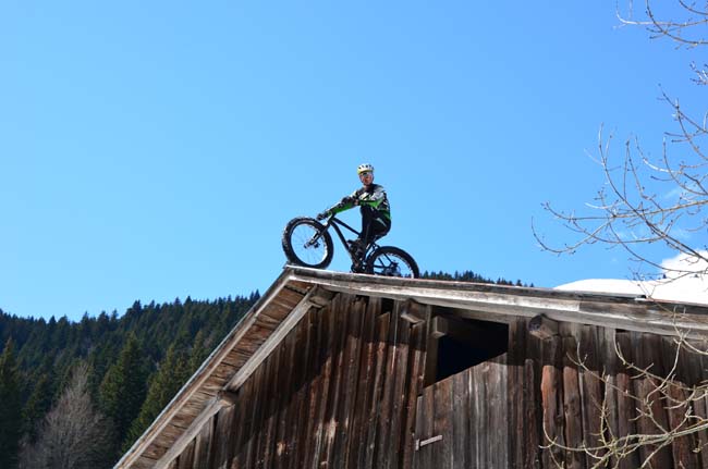 Jamie Fat Biking