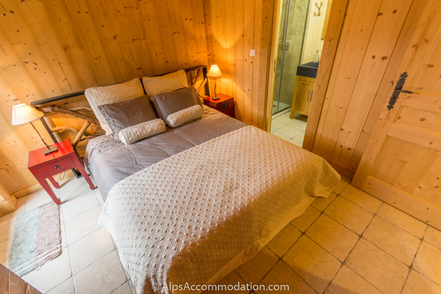 Appartement Bois de Lune 3 Samoëns - Suite parentale attenante avec lit king size luxueux