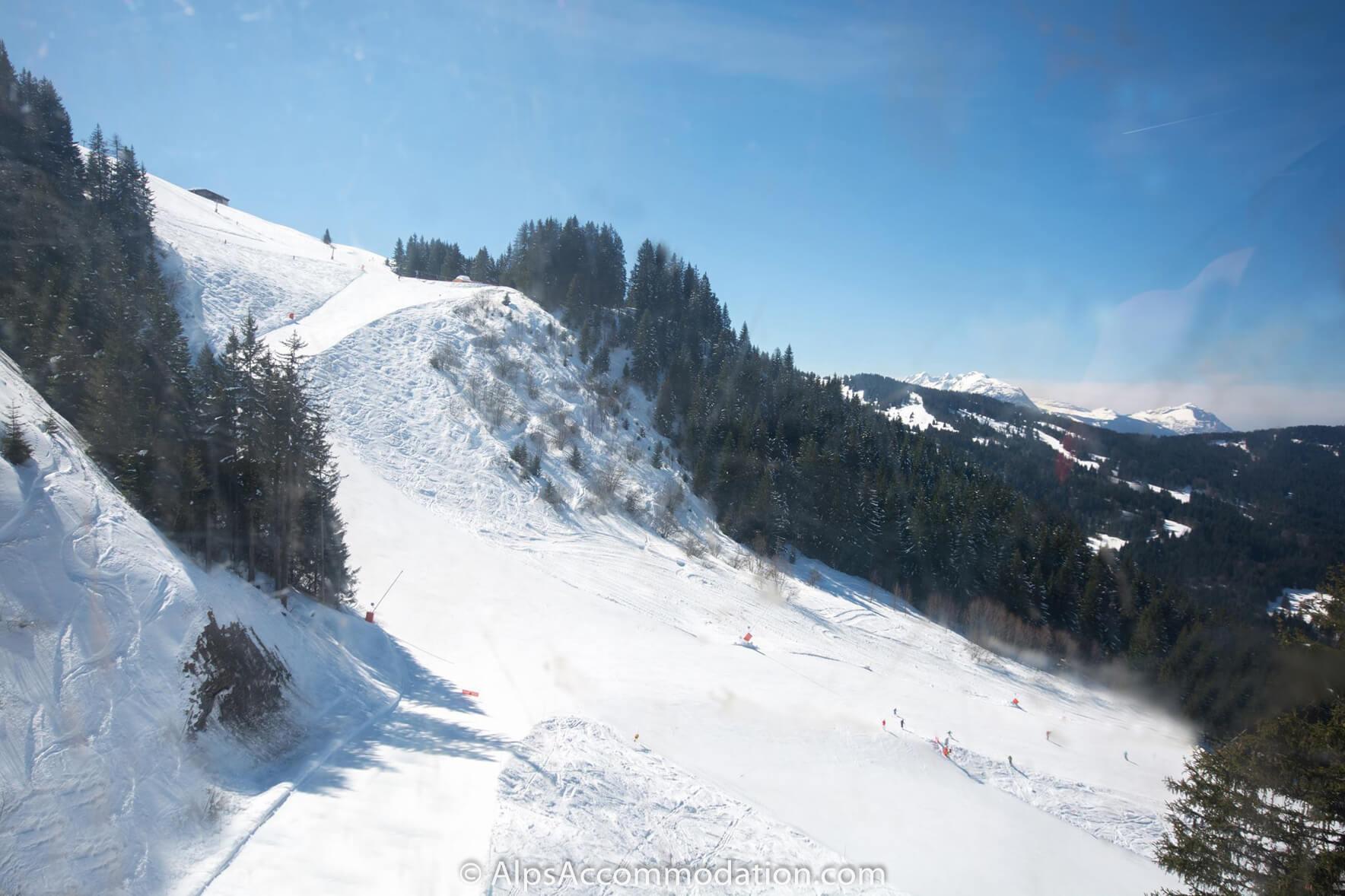 The Piste Descending To Vercland Samoens