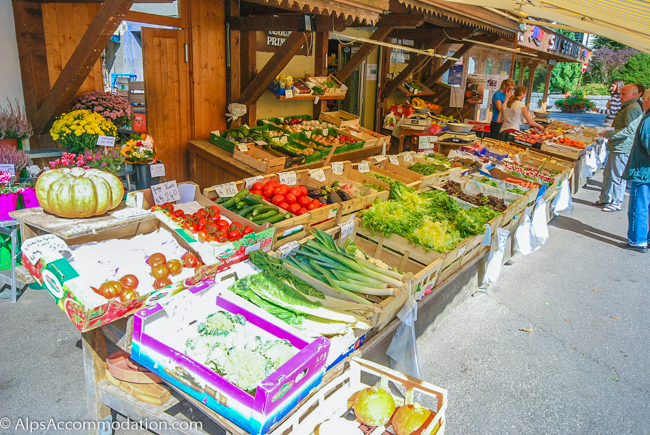 Weekly Market In Samoens And Morillon