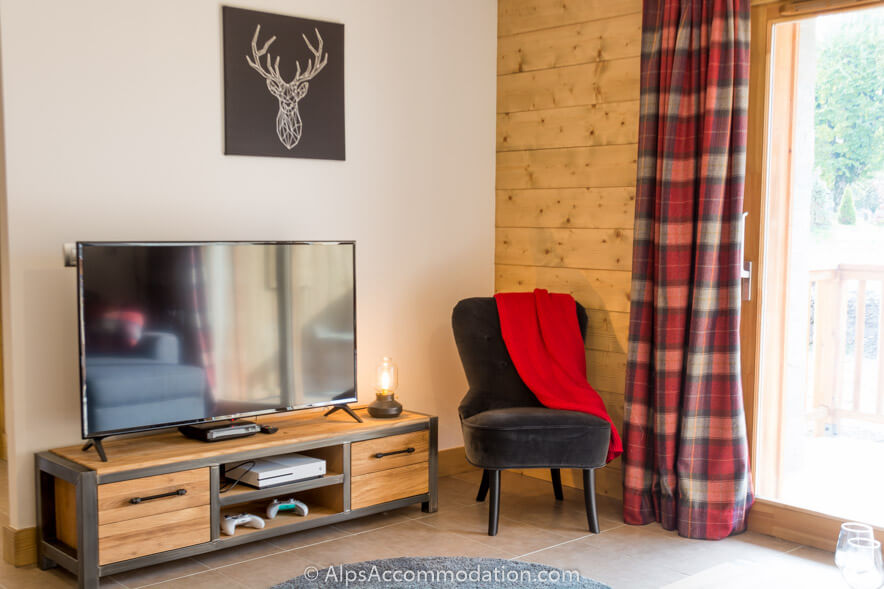 Appartement Bel Air Samoëns - Doté d'une télévision à écran LCD, d'une Xbox One et d'une connexion Wi -Fi gratuite