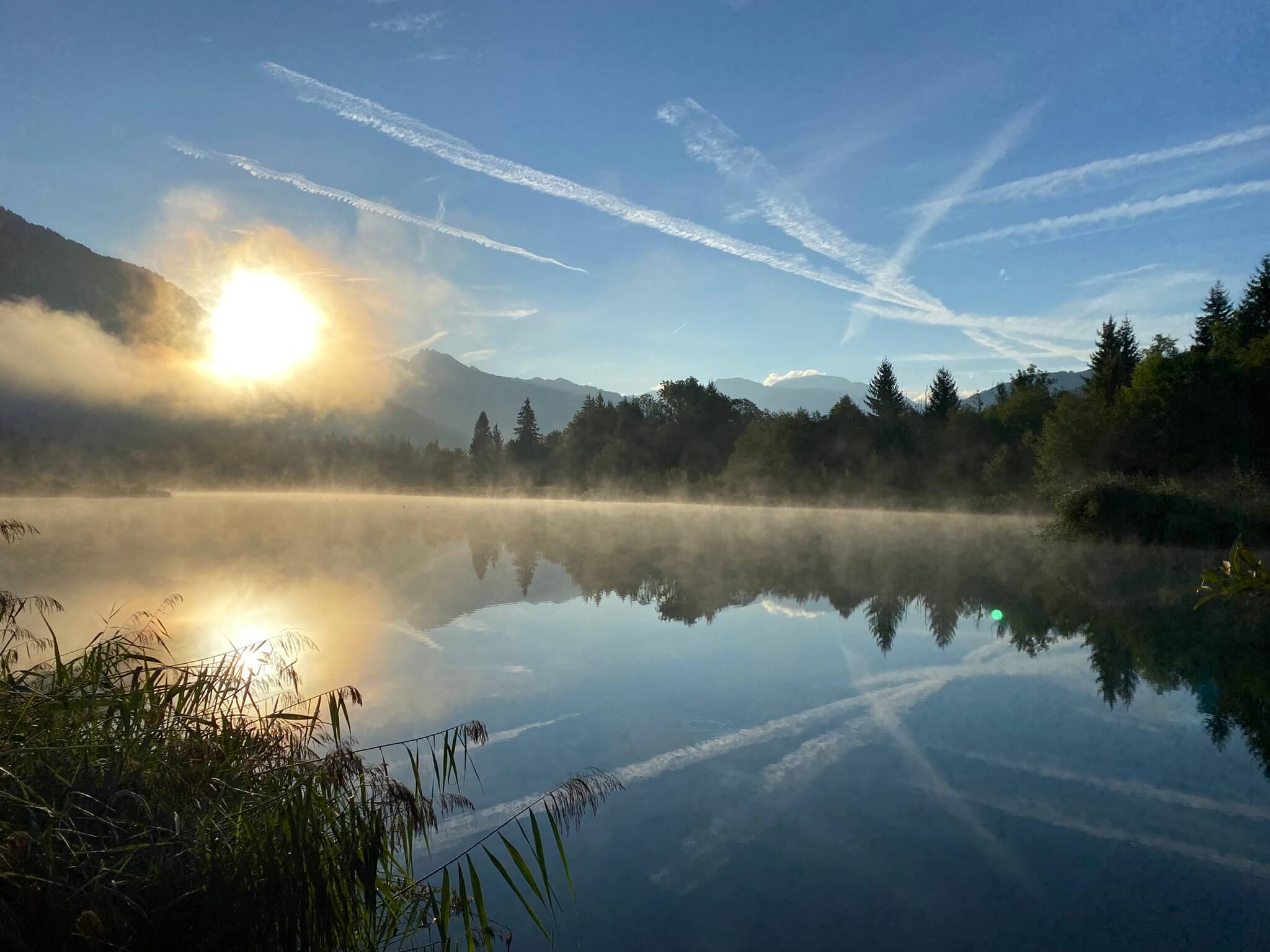 Beautiful Lake In Spring