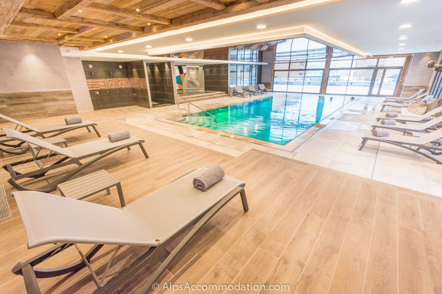 Appartement Bel Air Samoëns - La résidence dispose d'un fantastique espace bien-être avec piscine