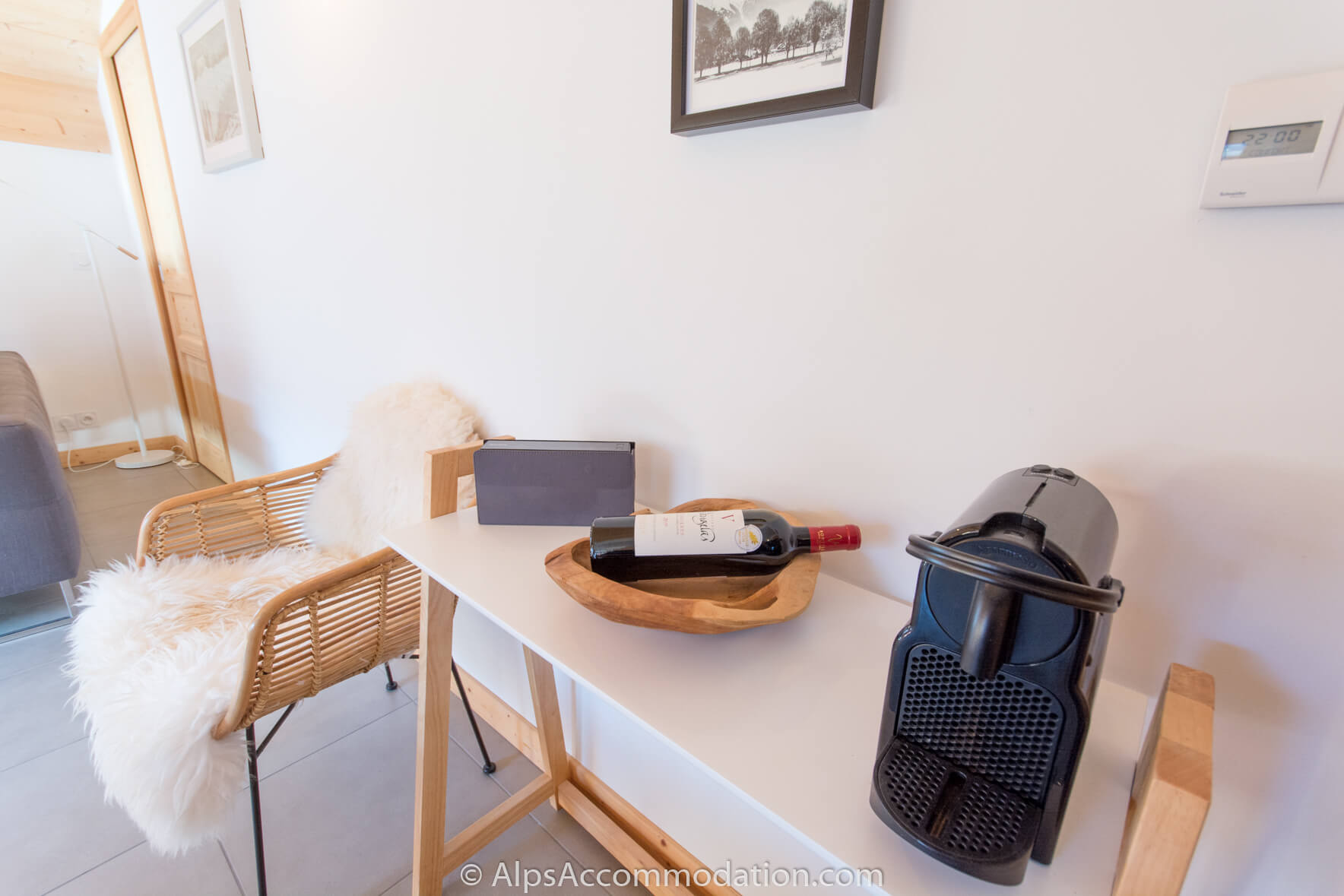 Appartement La Bottière Samoëns - Petits plus tels qu'une machine à café et une enceinte bluetooth